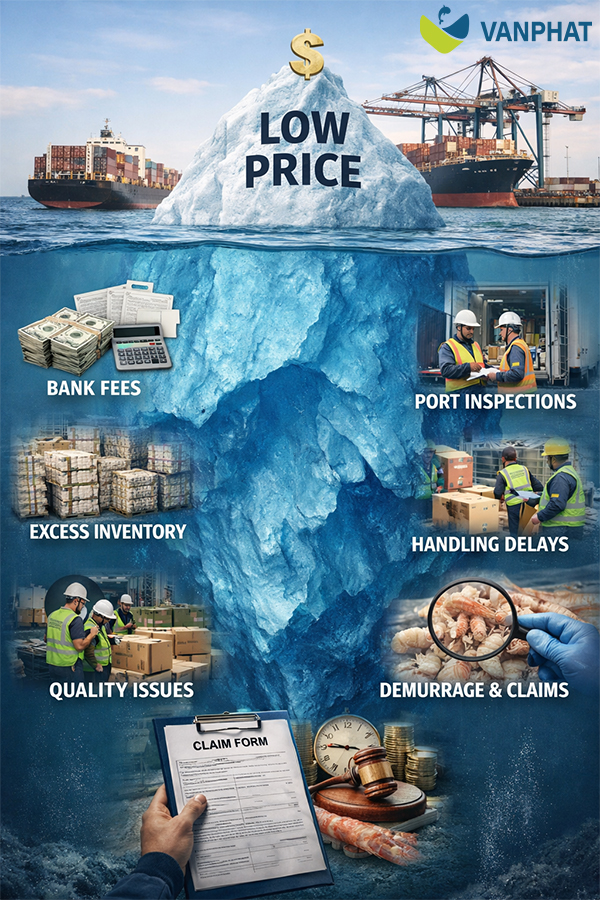 factors affecting seafood import cost beyond price